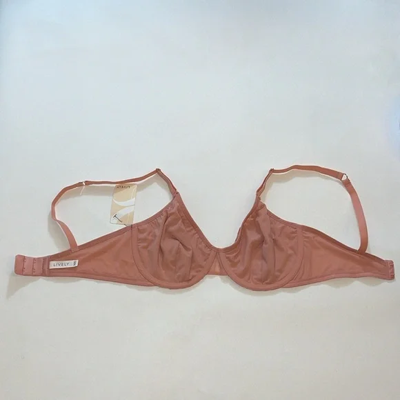Lively Underwire Lace Bra Shell Pink Size 36DD NWT - Picture 11 of 17